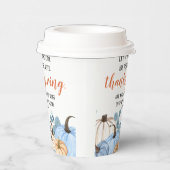 Gobelets En Papier Thanksgiving Dinner Party Bible Verse (Droite)