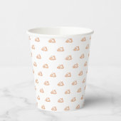 Gobelets En Papier Thanksgiving orange dinde mignonne motif drôle (Gauche)
