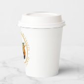 Gobelets En Papier Thanksgiving Pilgrim Casquette Citrouille Tourneso (Gauche)