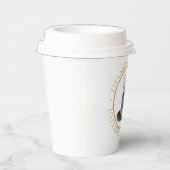 Gobelets En Papier Thanksgiving Pilgrim Casquette Citrouille Tourneso (Droite)