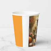 Gobelets En Papier Thanksgiving thème avec citrouille (Droite)