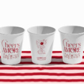 Gobelets En Papier That’s Amore Red hand drawn Bridal Shower