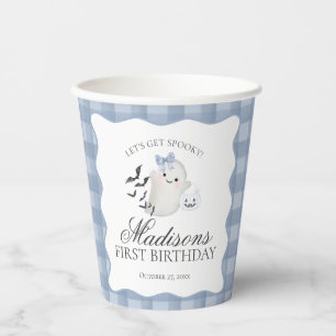 Gobelets En Papier Thé de fête d'anniversaire de fantôme Little Boo B