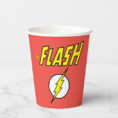 Gobelets En Papier The Flash Name & Lightning Bolt Logo (Verso)