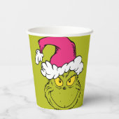 Gobelets En Papier The Grinch in Pink Santa Hat (Verso)