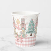 Gobelets En Papier The Nutcracker Ballet Pastel Pink Christmas Blonde (Recto)