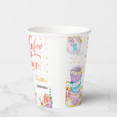 Gobelets En Papier Thé pour deux, anniversaire de thé (Droite)