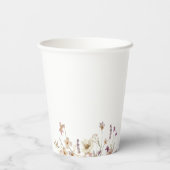 Gobelets En Papier Thé pour deux fleurs (Verso)