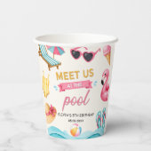 Gobelets En Papier The Summer Pool Birthday (Verso)