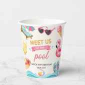 Gobelets En Papier The Summer Pool Birthday (Recto)