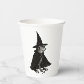 Gobelets En Papier The Witch Frog – Ink Brush Halloween Design on (Recto)