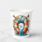 Gobelets En Papier Thème AHOY (Verso)