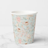 Gobelets En Papier Thème de fête chic et décontracté pour la douche d (Verso)