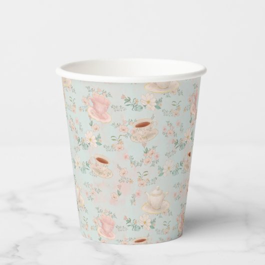 Gobelets En Papier Thème de fête chic et décontracté pour la douche d (Recto)