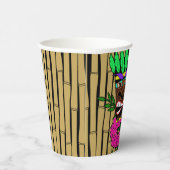 Gobelets En Papier Thème de fête d'anniversaire de Luau personnalisé (Droite)