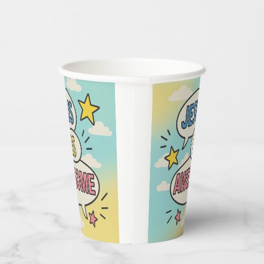 Gobelets En Papier Thème de la table du parti chrétien (Droite)