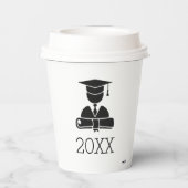 Gobelets en papier thème de remise de diplômes de (Verso)