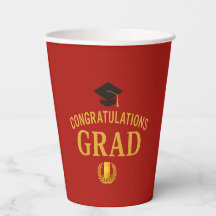 Thème du Golden Success Graduation Party - Rouge &
