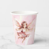 Gobelets En Papier Thème Fairy Whimsical (Recto)