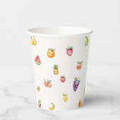 Gobelets En Papier Thème Fruit (Gauche)