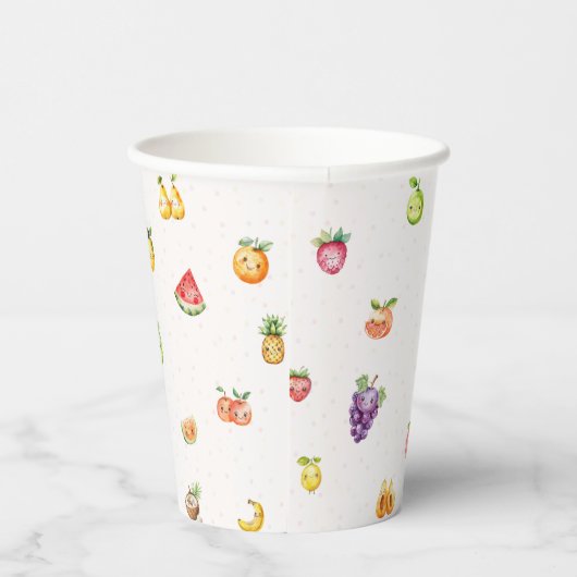 Gobelets En Papier Thème Fruit (Droite)