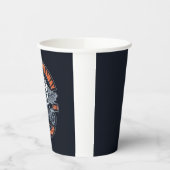 Gobelets En Papier Thème : Moto et Route 66 (Gauche)