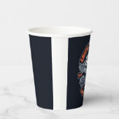 Gobelets En Papier Thème : Moto et Route 66 (Droite)