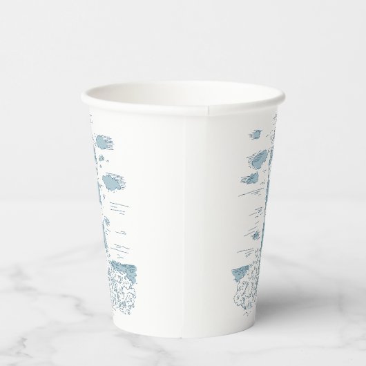 Gobelets En Papier Thème nautique (Droite)