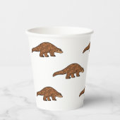 Gobelets En Papier Thème Pangolin (Recto)