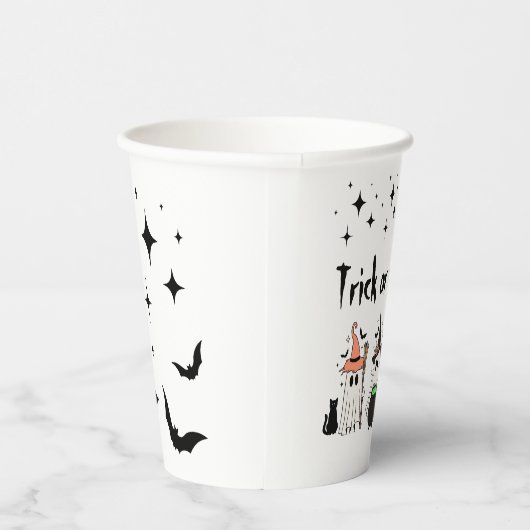 Gobelets En Papier Thème : Sorcières (Droite)