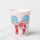 Gobelets En Papier Thing One Thing Two Je t'aime (Verso)