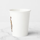 Gobelets En Papier Throw Pillow (Gauche)