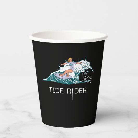 Gobelets En Papier Tide Rider (Recto)