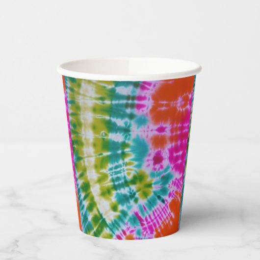 Gobelets En Papier Tie Dye (Gauche)