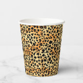 Gobelets En Papier Tiger Print Paper Cup (Verso)