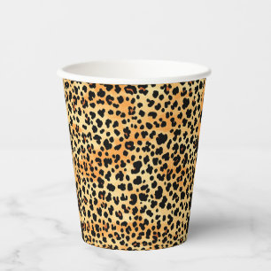 Gobelets En Papier Tiger Print Paper Cup
