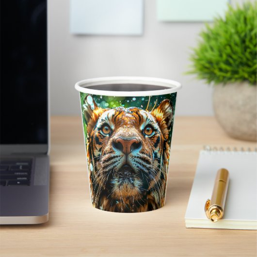 Gobelets En Papier Tigre (Insitu)