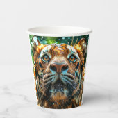 Gobelets En Papier Tigre (Verso)