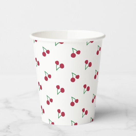 Gobelets En Papier Tiny Cherry Print (Gauche)