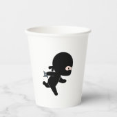 Gobelets En Papier Tiny Ninja Courir (Recto)