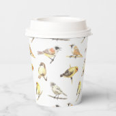 Gobelets En Papier Tit birds motif (Verso)