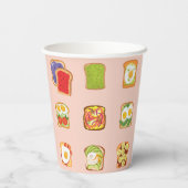 Gobelets En Papier Toast Brunch (Verso)