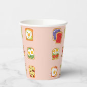 Gobelets En Papier Toast Brunch (Gauche)