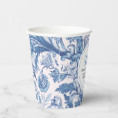 Gobelets En Papier Toile Bleue Française 100e anniversaire (Droite)