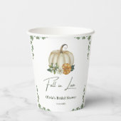 Gobelets En Papier Tombe en amour Automne verdure Fête des mariées Ci (Verso)