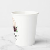 Gobelets En Papier Tomber dans l'amour Mariage d'automne (Gauche)