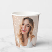 Gobelets En Papier Ton visage pour un anniversaire (Recto)