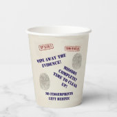 Gobelets En Papier Top Secret Spy Mission Kids Party (Verso)