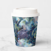 Gobelets En Papier Tortue Abstraite (Gauche)
