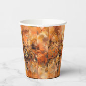 Gobelets En Papier Tortue Abstraite (Gauche)